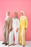 Daydreamer Linen Set in butter Yellow