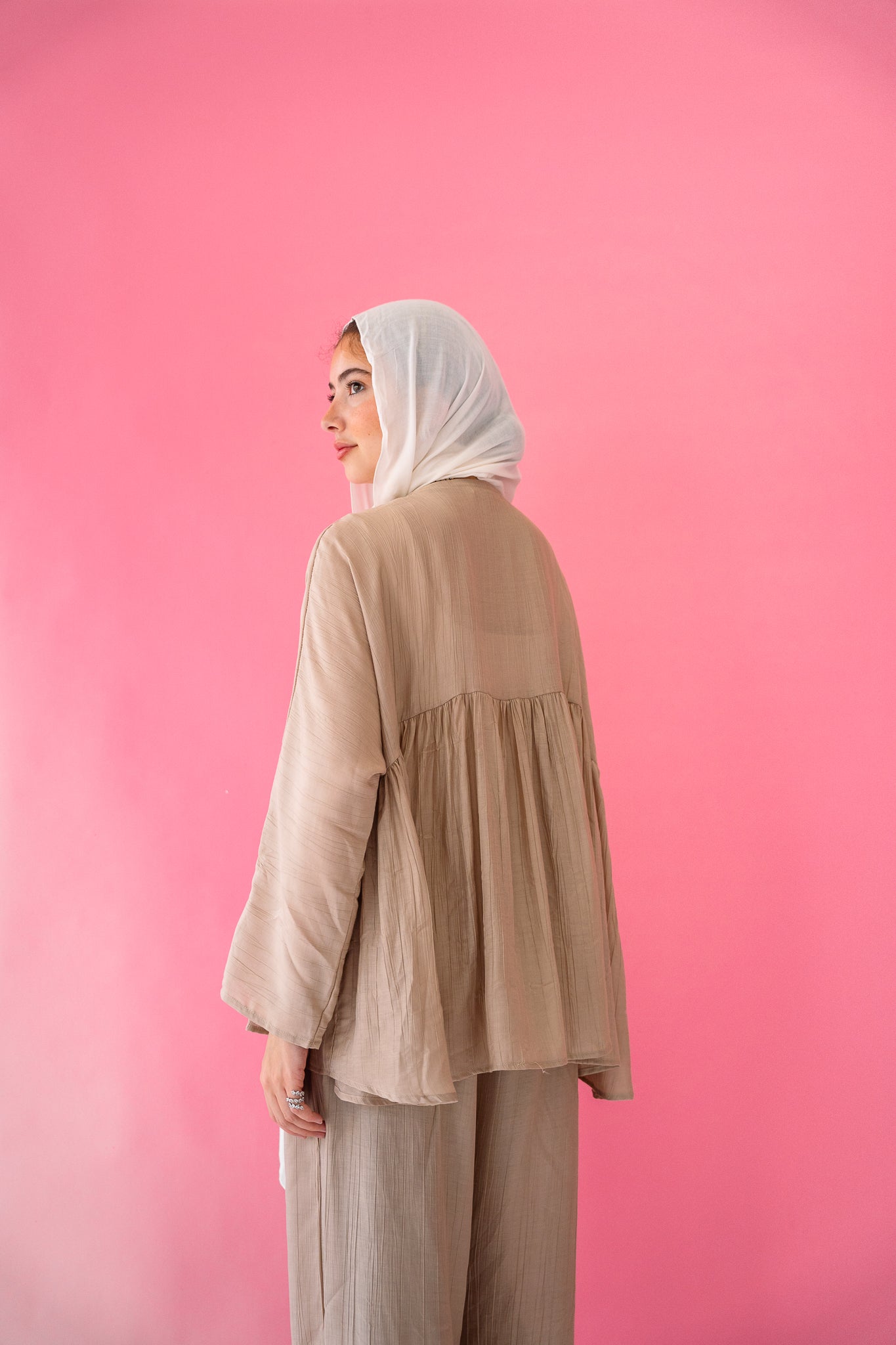 Daydreamer Linen Set in cafè