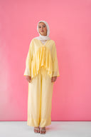 Daydreamer Linen Set in butter Yellow