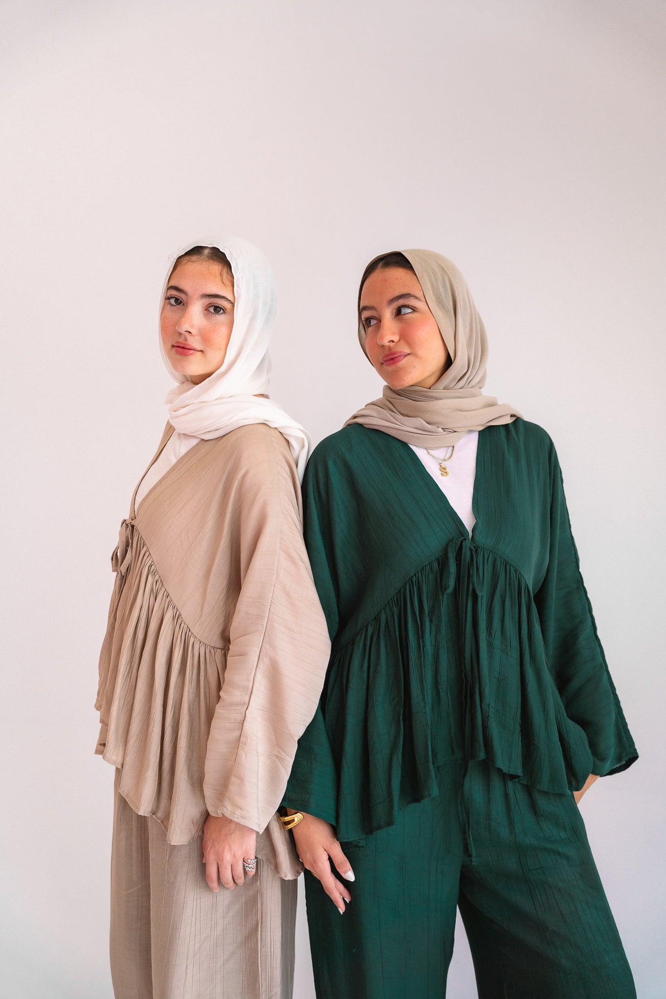 Daydreamer Linen Set in Green