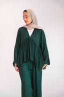 Daydreamer Linen Set in Green