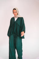 Daydreamer Linen Set in Green