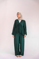 Daydreamer Linen Set in Green