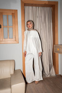 Main Muse Studs in White