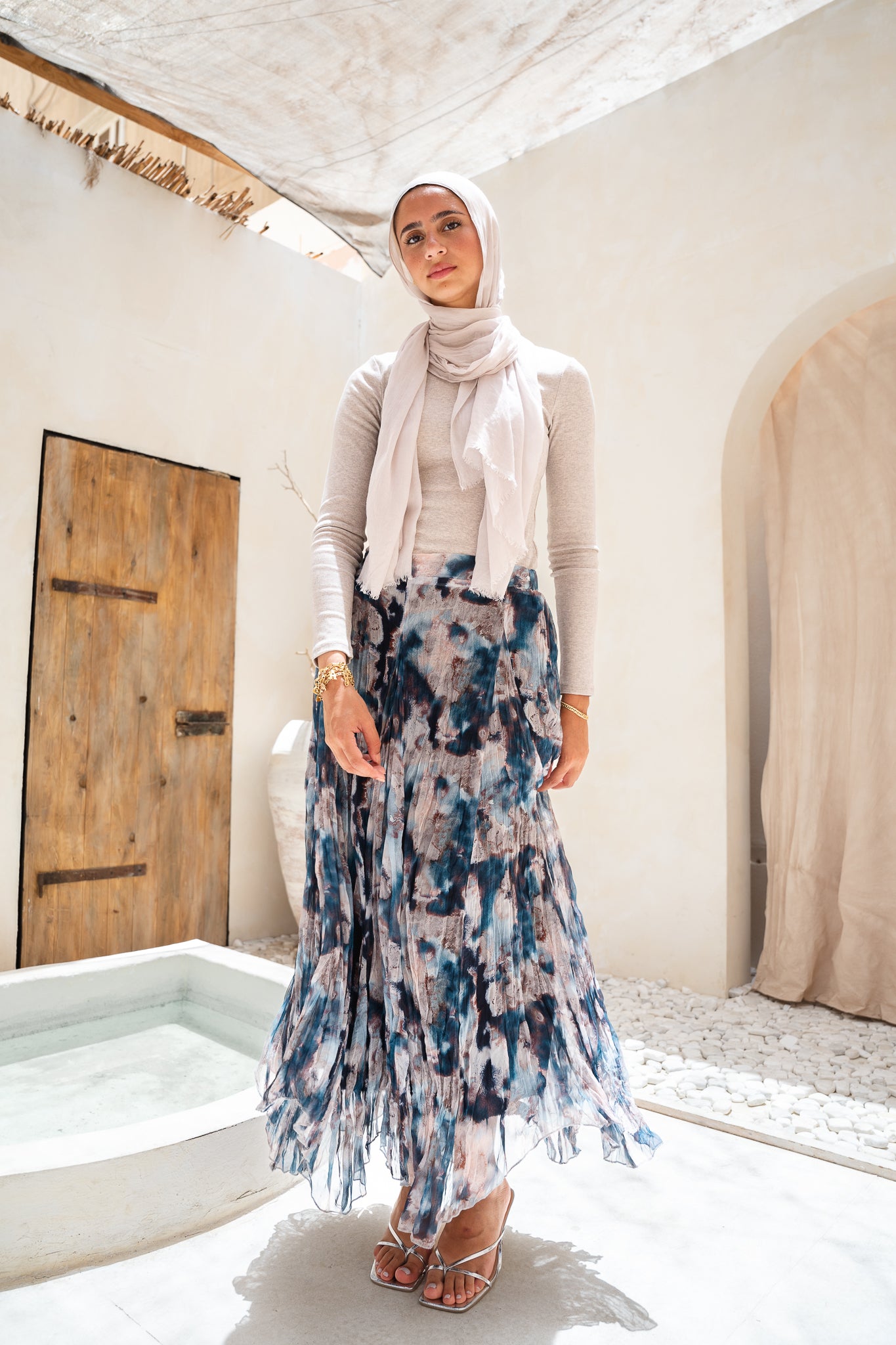 Sun-Kissed Skirt in Blue