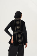 shams embroidered vest