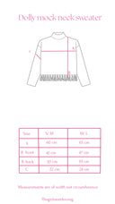 Dolly mock neck in gray