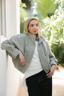 Stadium striped jacket