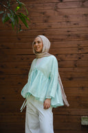 Day dreamer blouse - ice blue