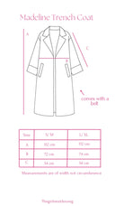 Madeline trench coat in beige