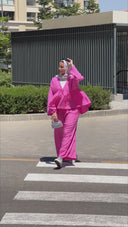 Day dreamer set in hot pink