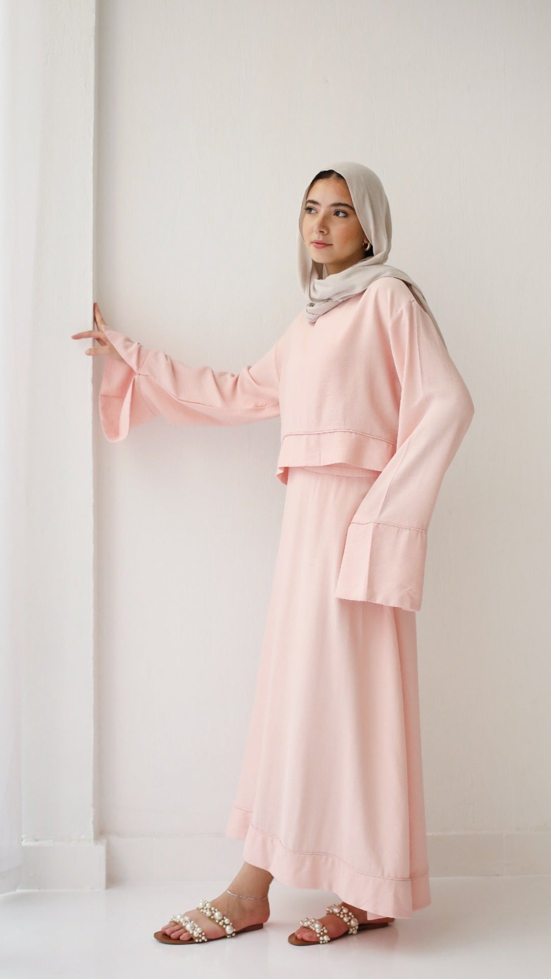 Alma Set in Powder Pink