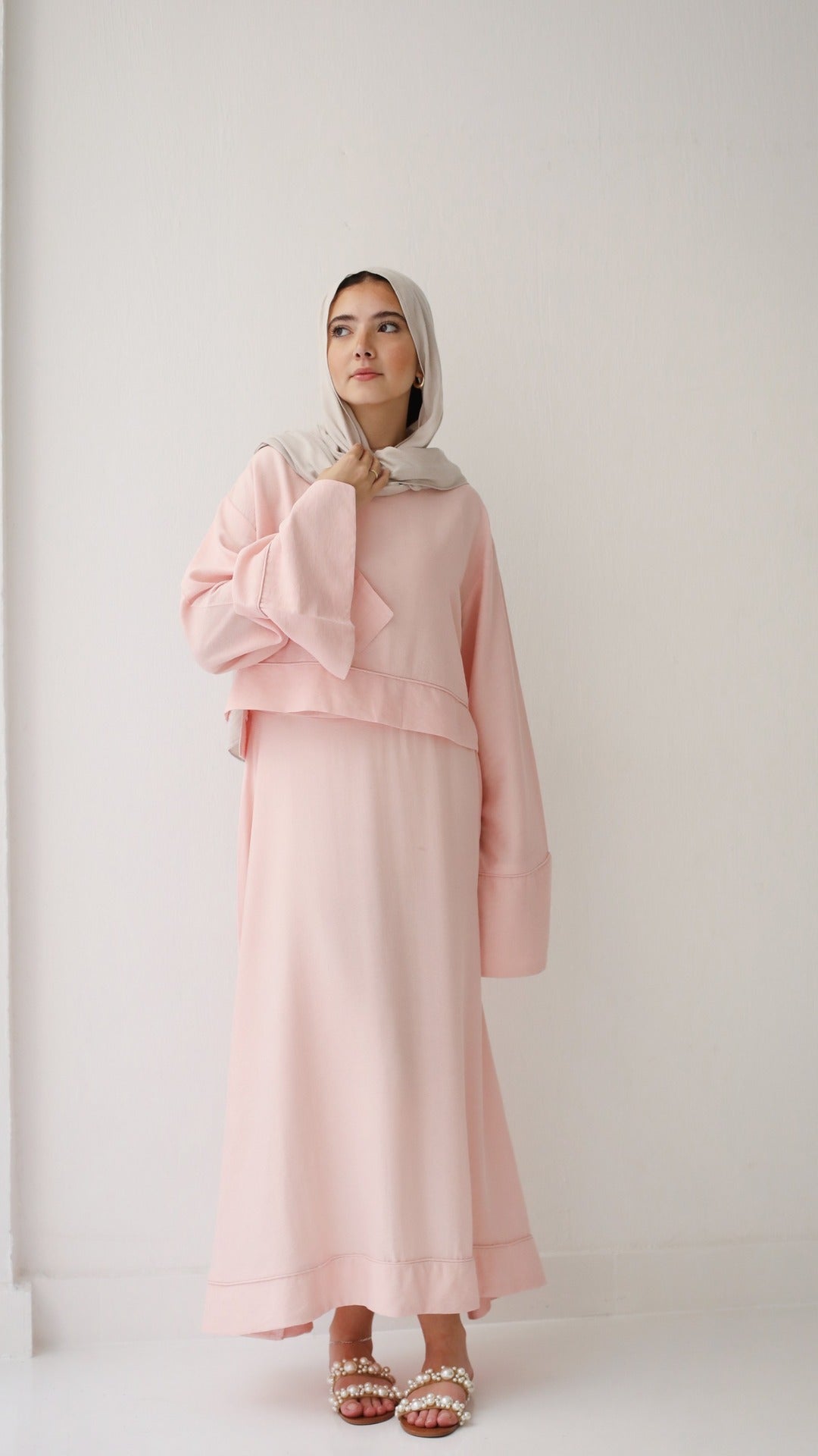 Alma Set in Powder Pink