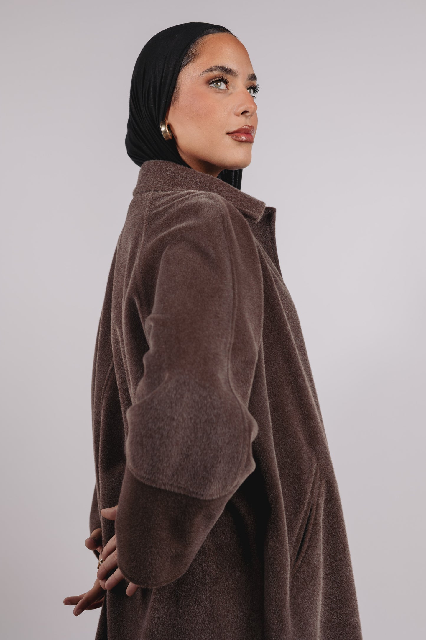 Self Made Coat in Brown