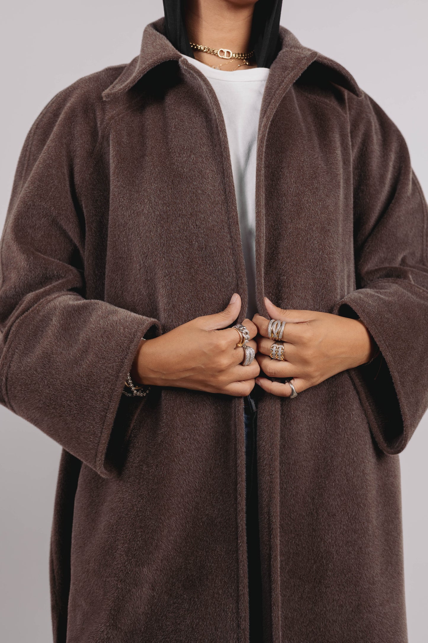 Self Made Coat in Brown