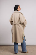Not So Basic Coat in greige