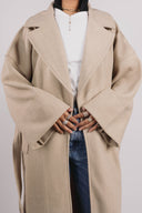 Not So Basic Coat in greige
