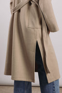 Not So Basic Coat in greige
