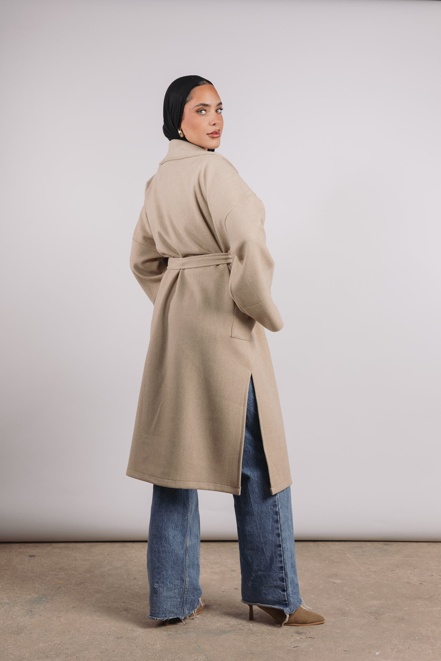 Not So Basic Coat in Beige