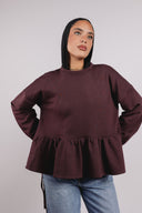 Mimi Top in Maroon