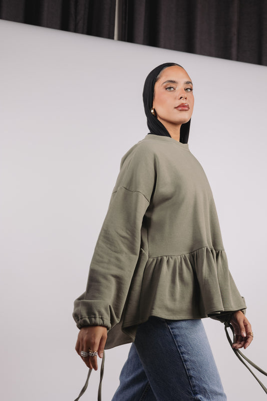 Mimi Top in Olive