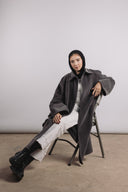 Self Made Coat in Grey