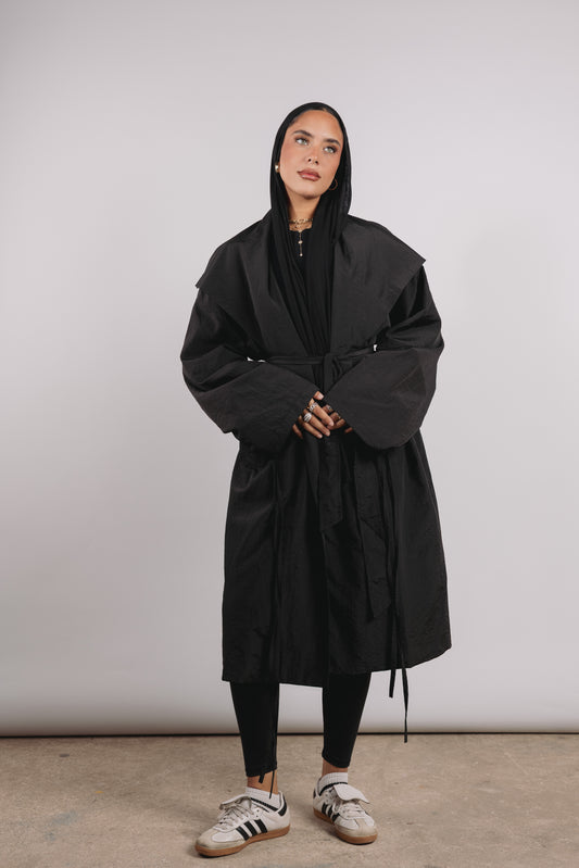City Rush Coat in Black