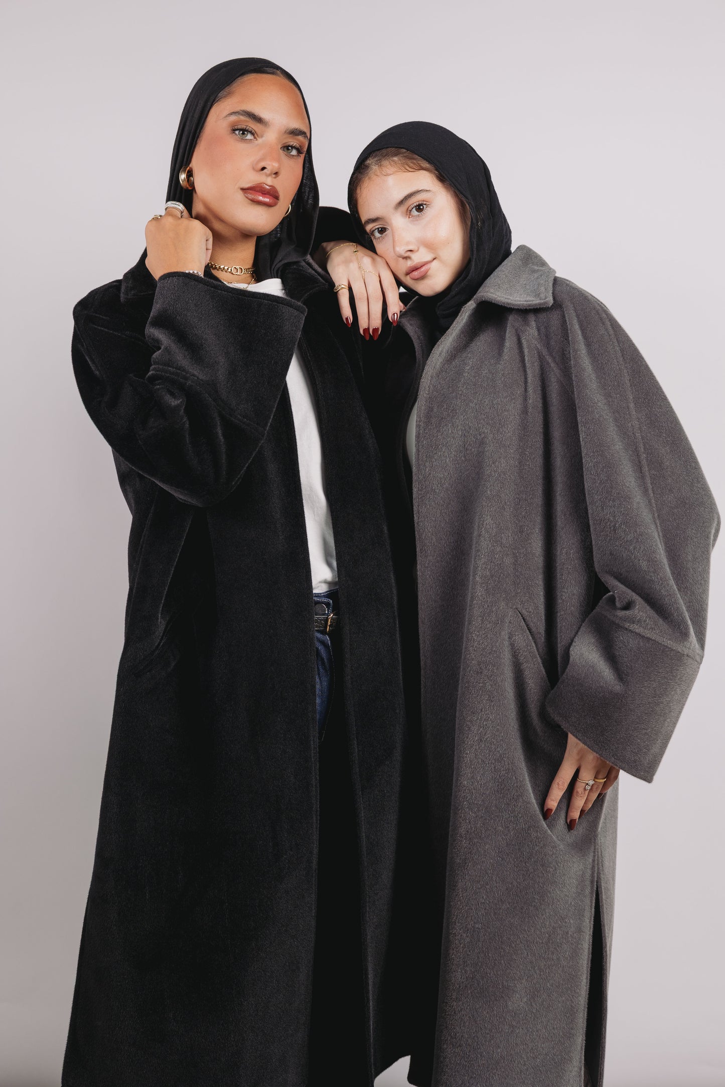 Self Made Coat in Grey