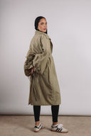 City Rush Coat in Khaki