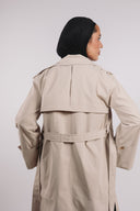 Madeline trench coat in beige