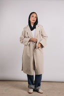 Madeline trench coat in beige