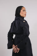 Madeline trench coat in navy