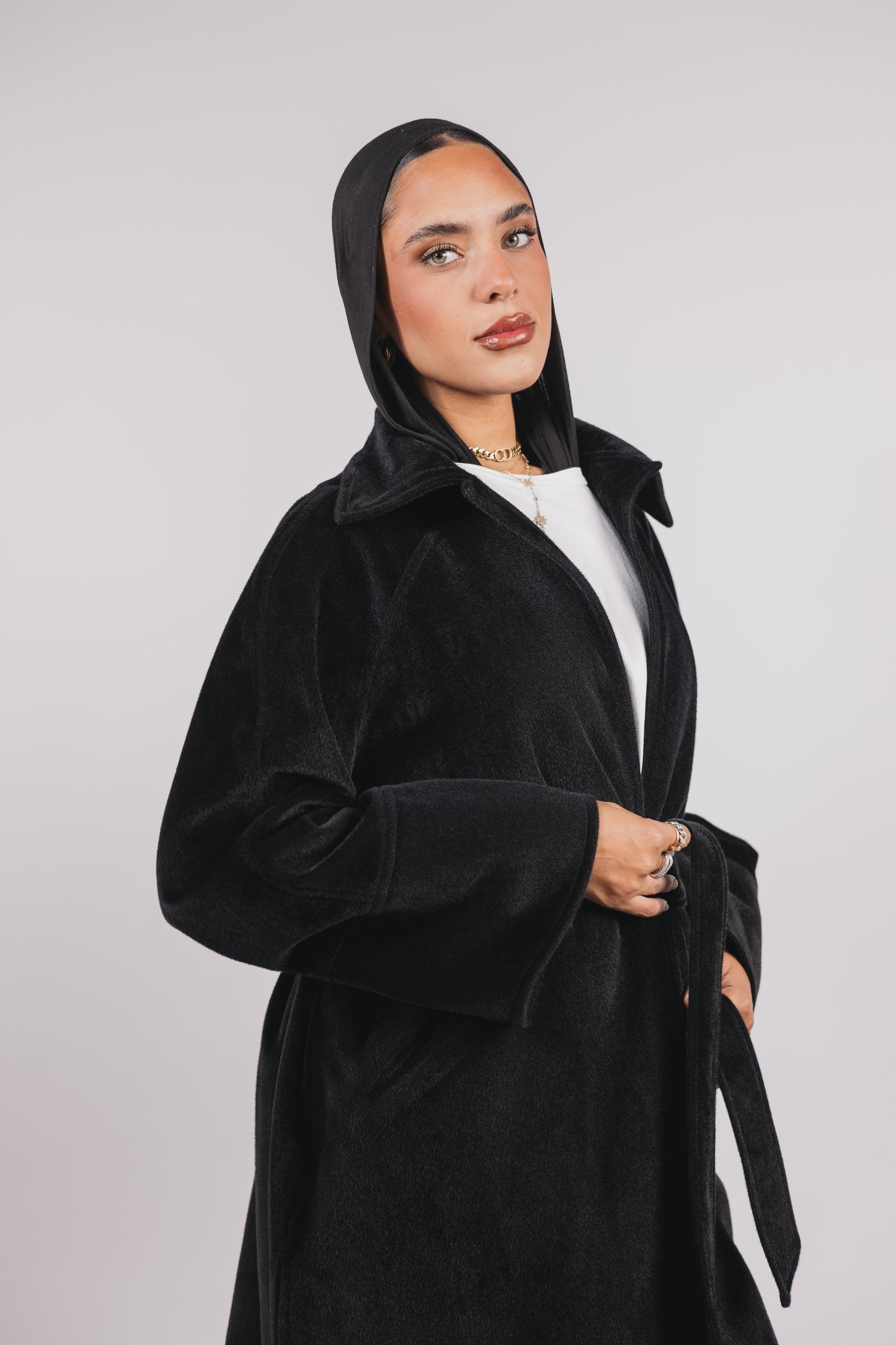 Self Made Coat in Black