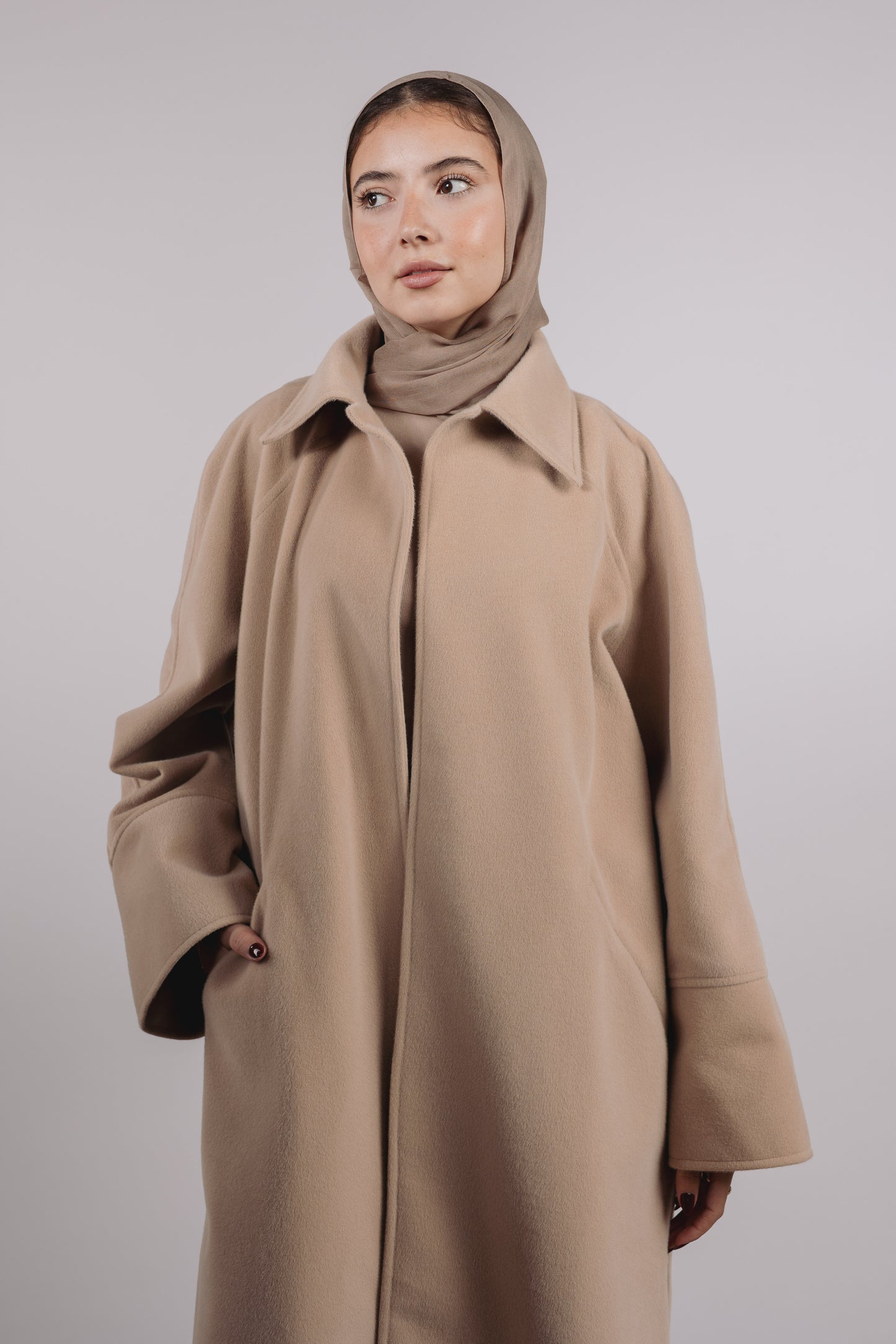Self Made Coat in Beige